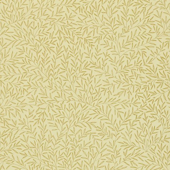 Lily Leaf Wallpaper 105 by Morris & Co in Neutral