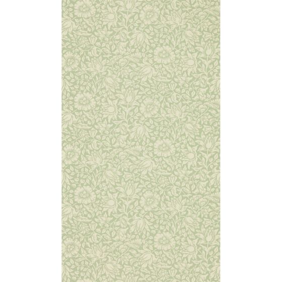 Mallow Wallpaper 216678 by Morris & Co in Apple Green