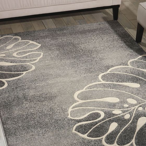 Maxell Rugs MAE04 by Nourison in Grey