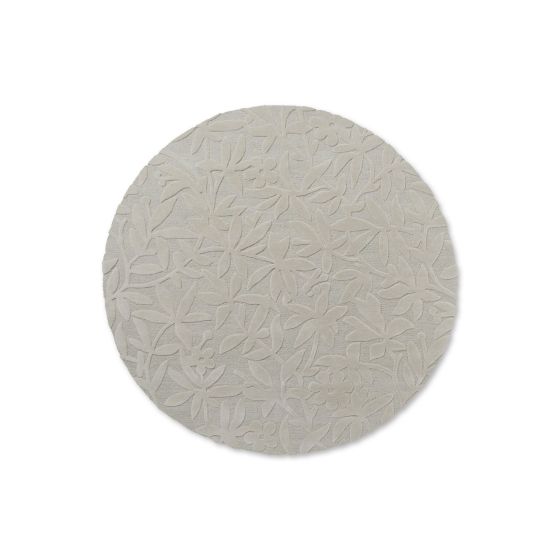 Cleavers 080901 Circle Rug by Laura Ashley in Natural