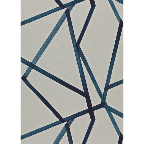 Sumi Wallpaper 110887 by Harlequin in Linen Indigo