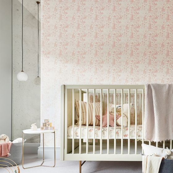 Into The Meadow Wallpaper 112632 by Harlequin in Powder Pink