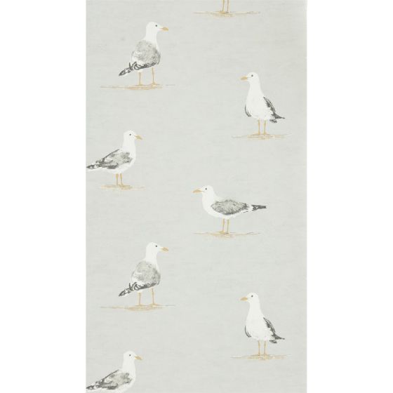 Shore Birds Wallpaper 216565 by Sanderson in Gull Grey