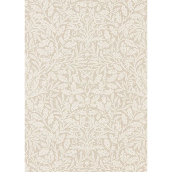 Pure Acorn Wallpaper 216040 by Morris & Co in Linen Ecru
