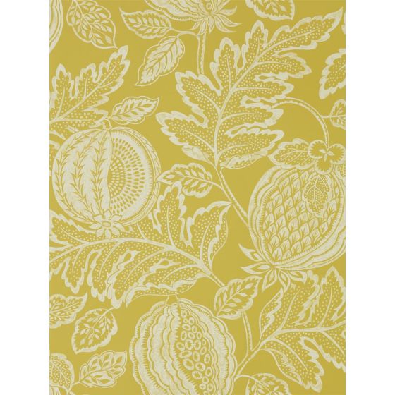 Cantaloupe Wallpaper 216762 by Sanderson in Caraway Yellow