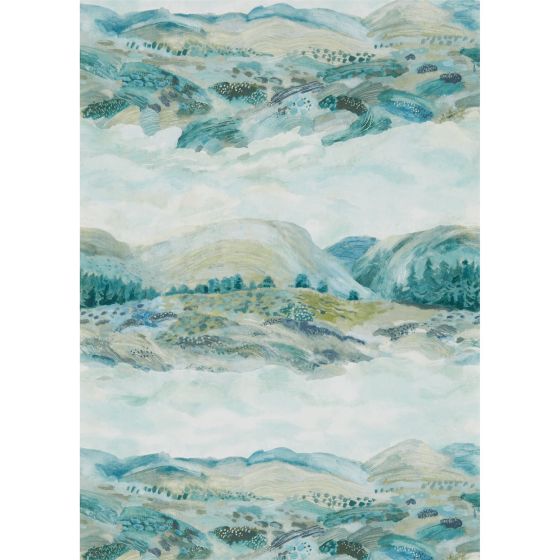 Elysian Wallpaper 216594 by Sanderson in Whitstable Blue