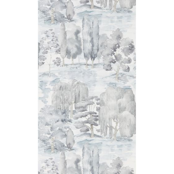 Waterperry Wallpaper 216282 by Sanderson in Ink Grey