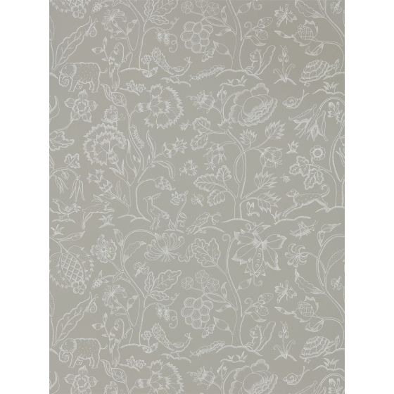 Middlemore Wallpaper 216697 by Morris & Co in Linen Chalk White