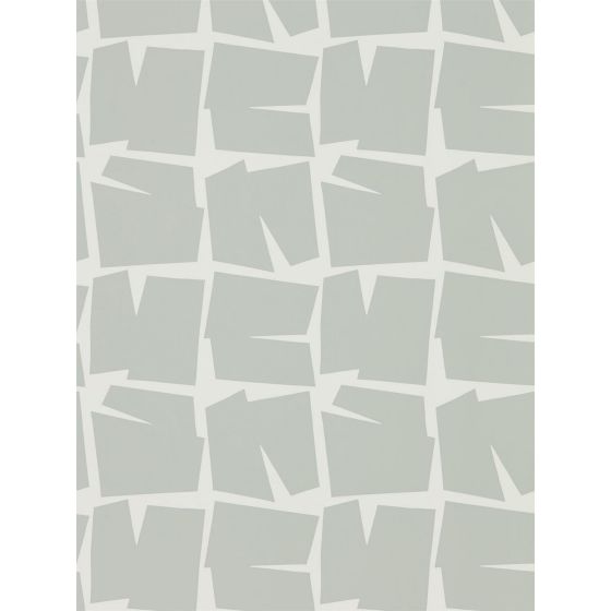 Moqui Geometric Wallpaper 111807 by Scion in Steel Grey