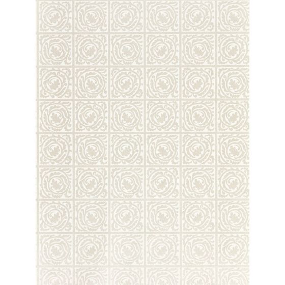 Pure Scroll Wallpaper 216545 by Morris & Co in White Clover