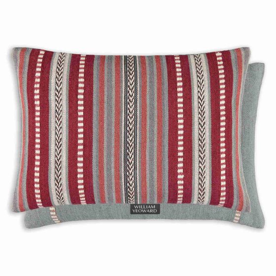 Indus Cushion by William Yeoward in Coral Pink