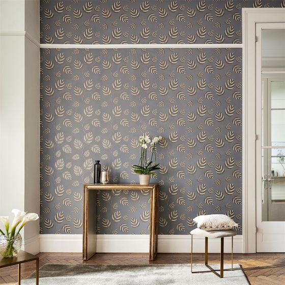 Marbelle Wallpaper 111891 by Harlequin in French Grey Brass