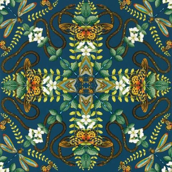 Emerald Forest Wallpaper W0129 03 by Wedgwood in Midnight