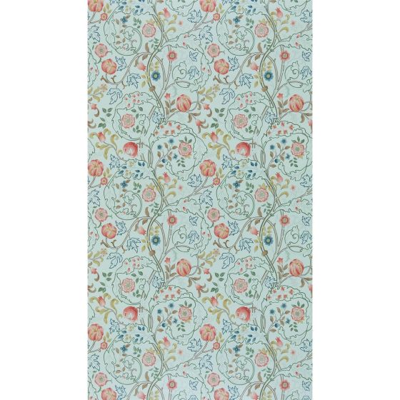 Mary Isobel Wallpaper 214731 by Morris & Co in Silk Blue Pink