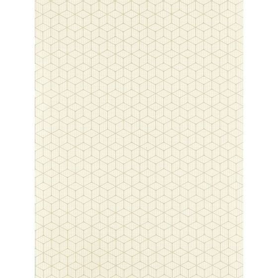 Vault Geometric Wallpaper 112083 by Harlequin in Sesame White