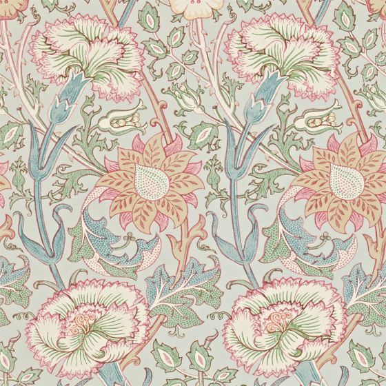 Pink and Rose Wallpaper 212568 by Morris & Co in Eggshell Rose