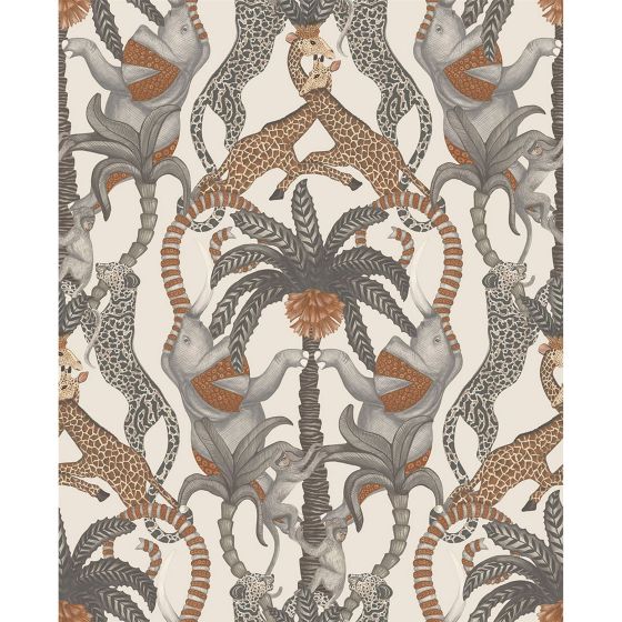 Safari Totem Wallpaper 119 2010 by Cole & Son in Taupe Grey
