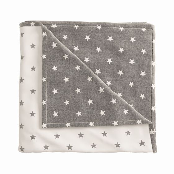 Long Island Star Woven Throw by Helena Springfield in Grey