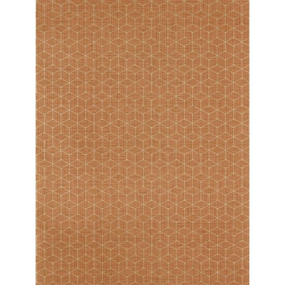 Vault Geometric Wallpaper 112090 by Harlequin in Rust Orange